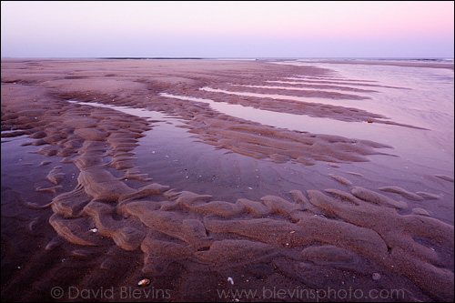 Tide Sculpted Sand Patterns