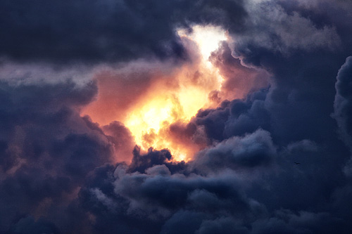 Clouds.   - Janet Hilton